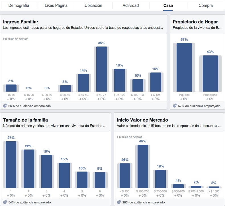 Facebook Audience Insights - Household