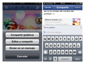 Compartir donde quieras con quien quieras en Facebook