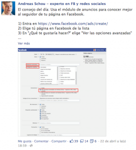 Usa anuncios para conocer mejor a tu fan