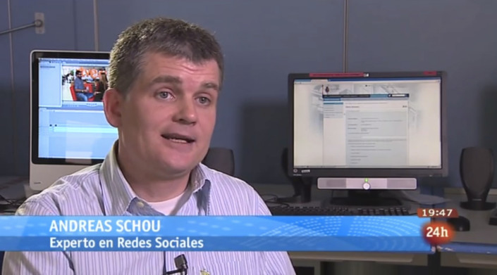 Andreas Schou experto en redes sociales tve television espanola